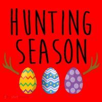 Hunting Season Deer Easter Eggs Santa Hat thumb 1
