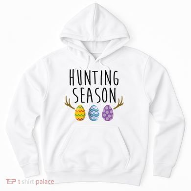 Hunting Season Deer Easter Eggs Hoodie