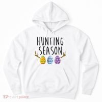 Hunting Season Deer Easter Eggs Hoodie thumb 0