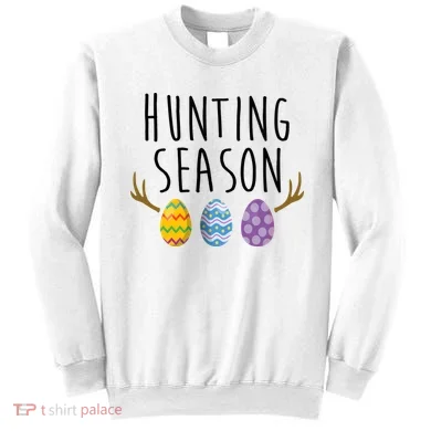 Hunting Season Deer Easter Eggs Sweatshirt