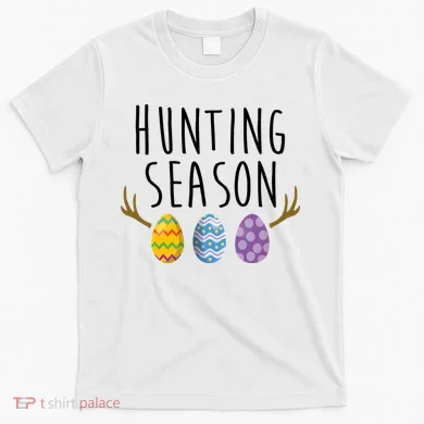 Hunting Season Deer Easter Eggs T-Shirt