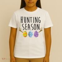 Hunting Season Deer Easter Eggs T-Shirt thumb 4