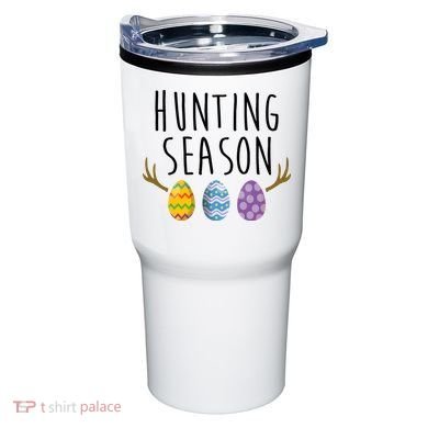 Hunting Season Deer Easter Eggs Tumbler