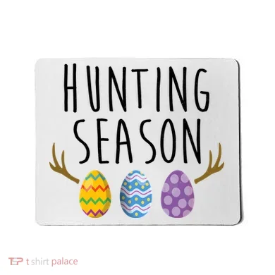 Hunting Season Deer Easter Eggs Mousepad