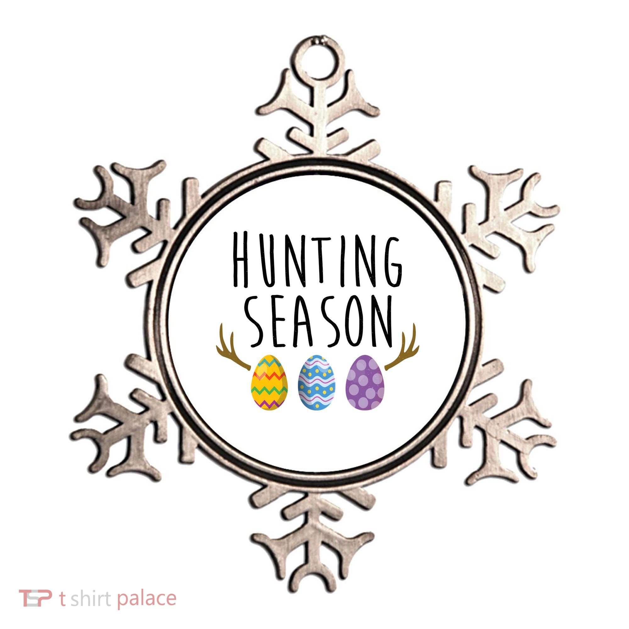 Hunting Season Deer Easter Eggs Ornament