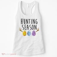 Hunting Season Deer Easter Eggs Women's Tank Top thumb 0
