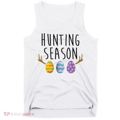 Hunting Season Deer Easter Eggs Tank Top