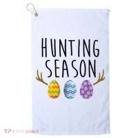 Hunting Season Deer Easter Eggs Golf Towel thumb 0