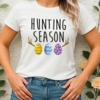 Hunting Season Deer Easter Eggs Women's T-Shirt thumb 2