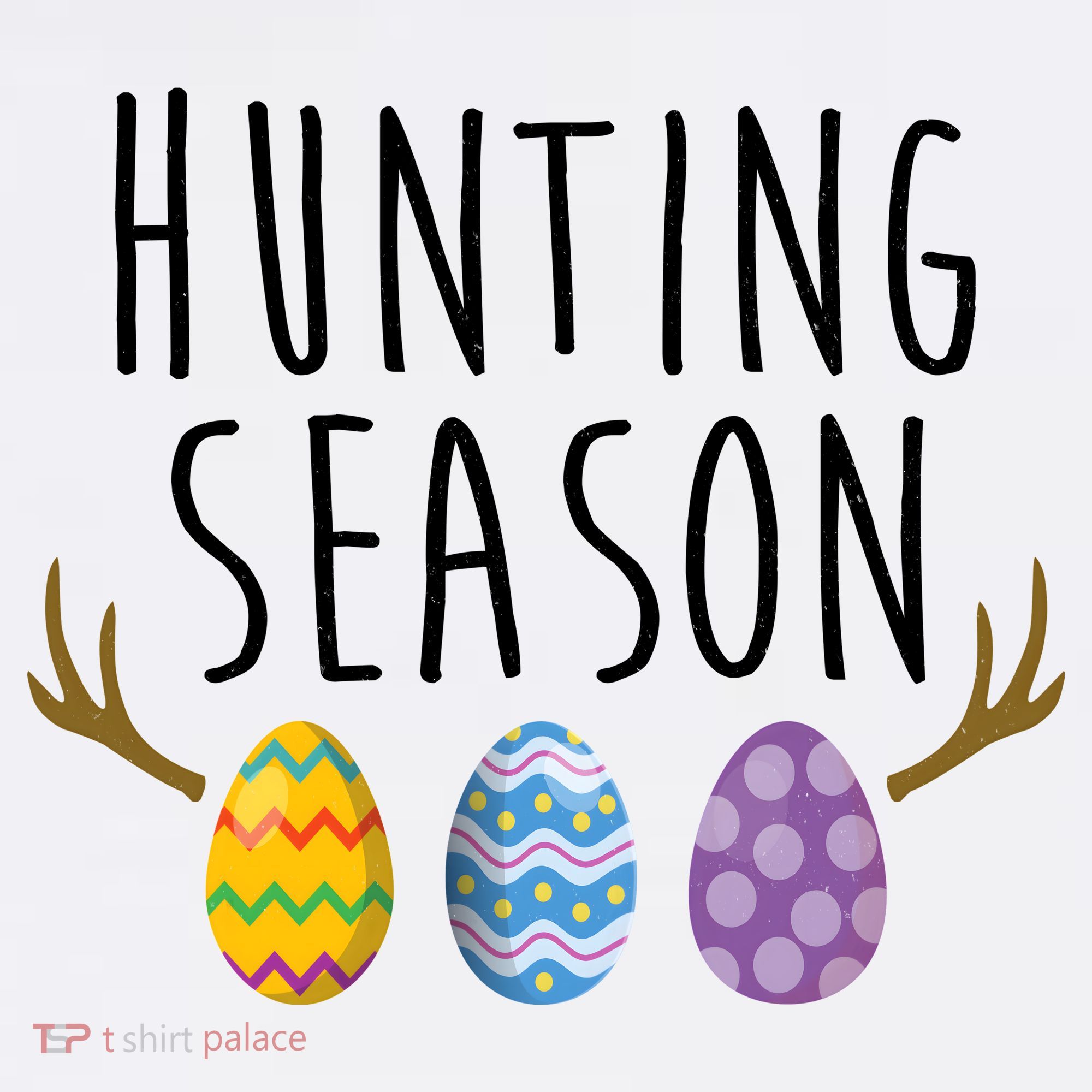 Hunting Season Deer Easter Eggs Women's T-Shirt