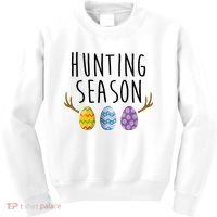Hunting Season Deer Easter Eggs Kids Sweatshirt thumb 0