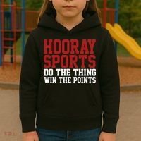 Hooray Sports Do The Thing Win The Points Kids Hoodie thumb 3