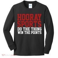 Hooray Sports Do The Thing Win The Points Kids Long Sleeve Shirt thumb 0