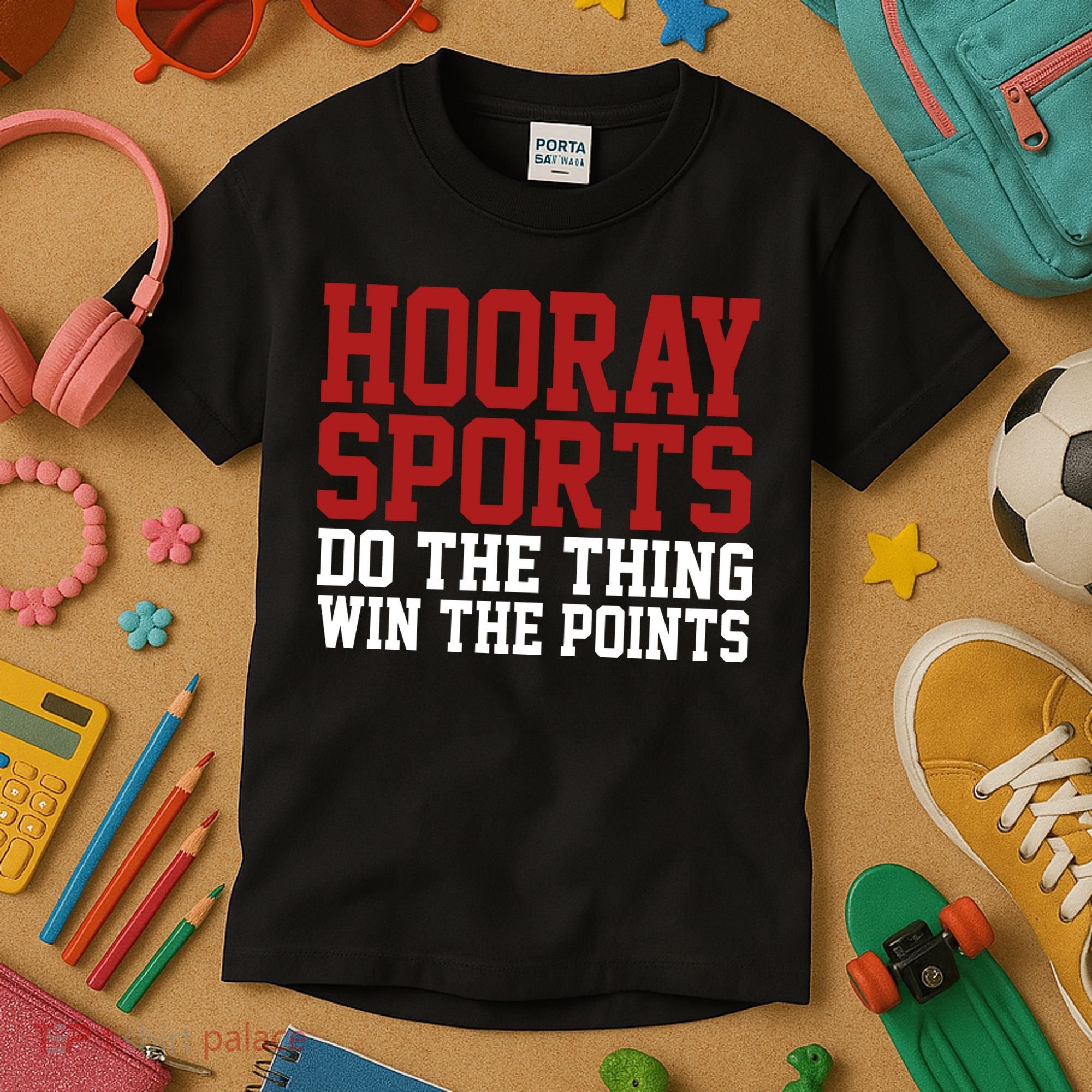 Hooray Sports Do The Thing Win The Points Kids T-Shirt