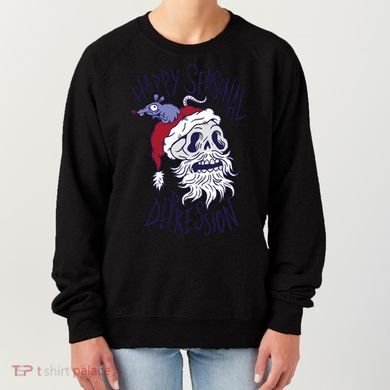 Happy Seasonal Depression Santa Women's Sweatshirt