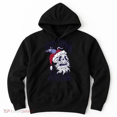 Happy Seasonal Depression Santa Hoodie