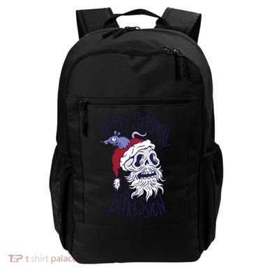 Happy Seasonal Depression Santa Backpack
