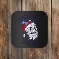 Happy Seasonal Depression Santa Coaster thumb 0