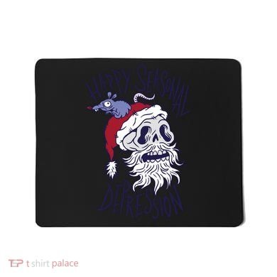 Happy Seasonal Depression Santa Mousepad
