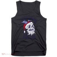 Happy Seasonal Depression Santa Tank Top thumb 0