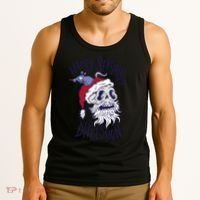 Happy Seasonal Depression Santa Tank Top thumb 3