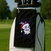 Happy Seasonal Depression Santa Golf Towel thumb 2