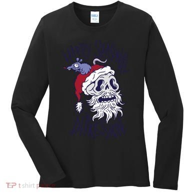 Happy Seasonal Depression Santa Women's Long Sleeve Shirt
