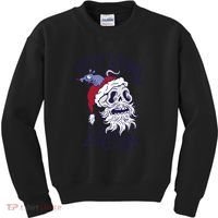 Happy Seasonal Depression Santa Kids Sweatshirt thumb 0