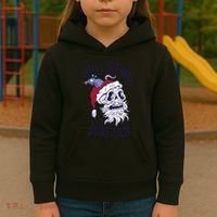 Happy Seasonal Depression Santa Kids Hoodie thumb 3