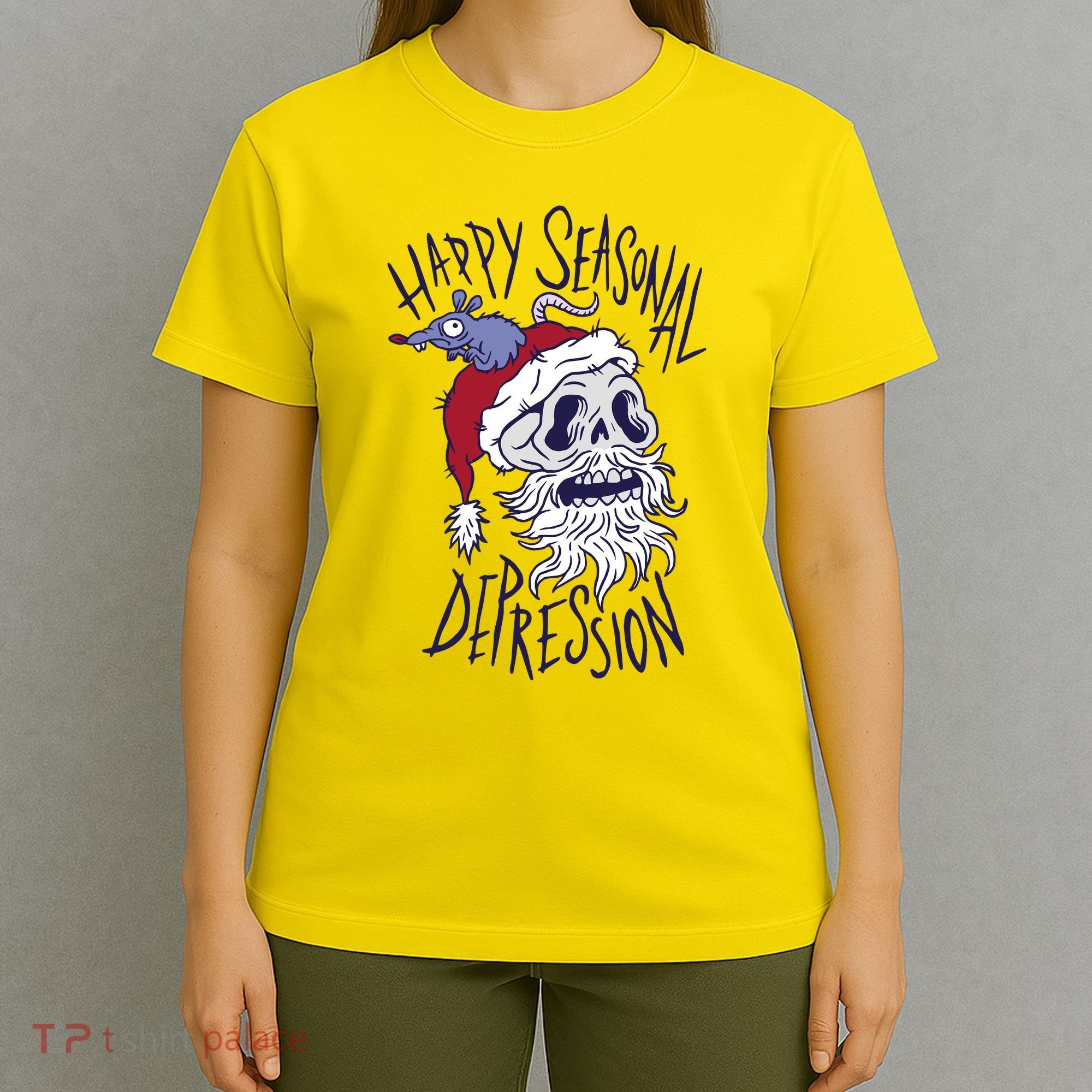 Happy Seasonal Depression Santa T-Shirt