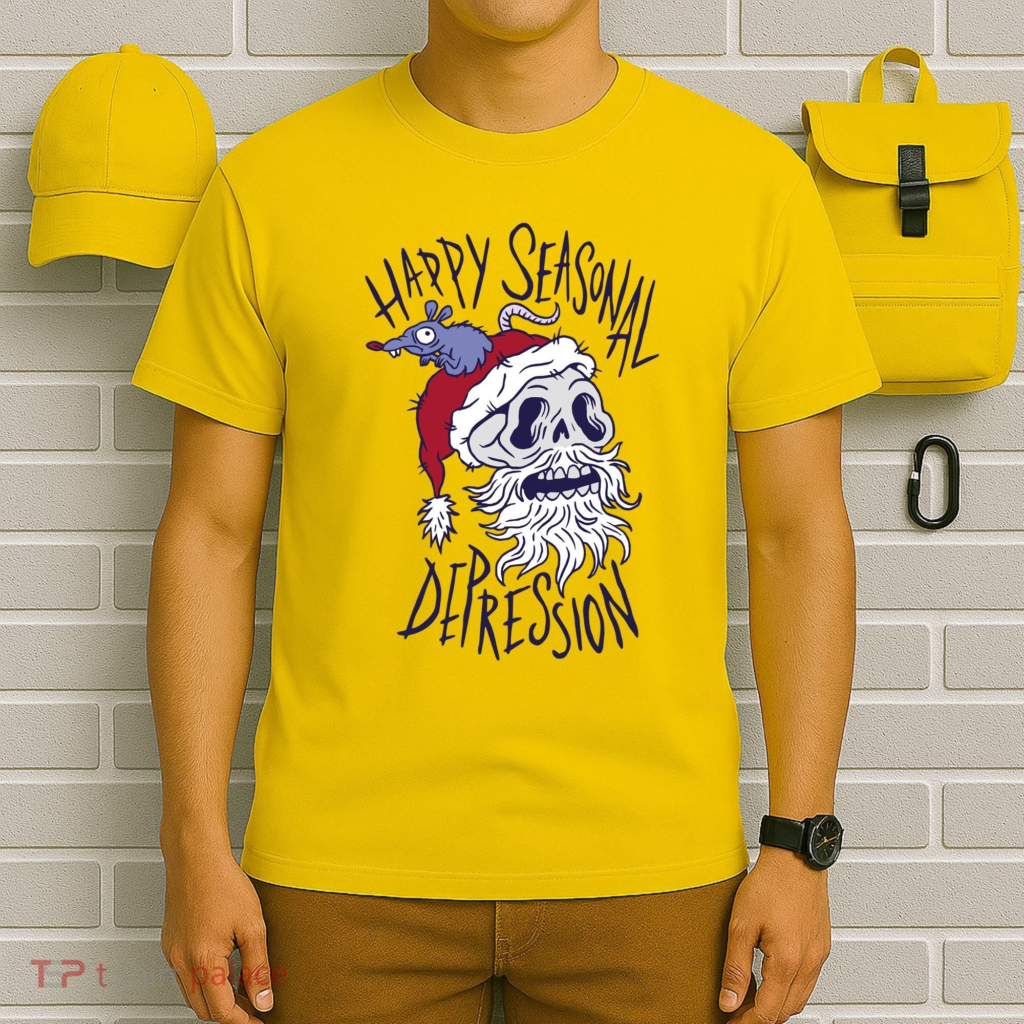 Happy Seasonal Depression Santa T-Shirt