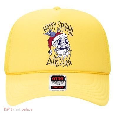 Happy Seasonal Depression Santa Hat