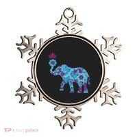 Henna Styled Elephant Lotus Flower Save The Elephants Ornament thumb 0