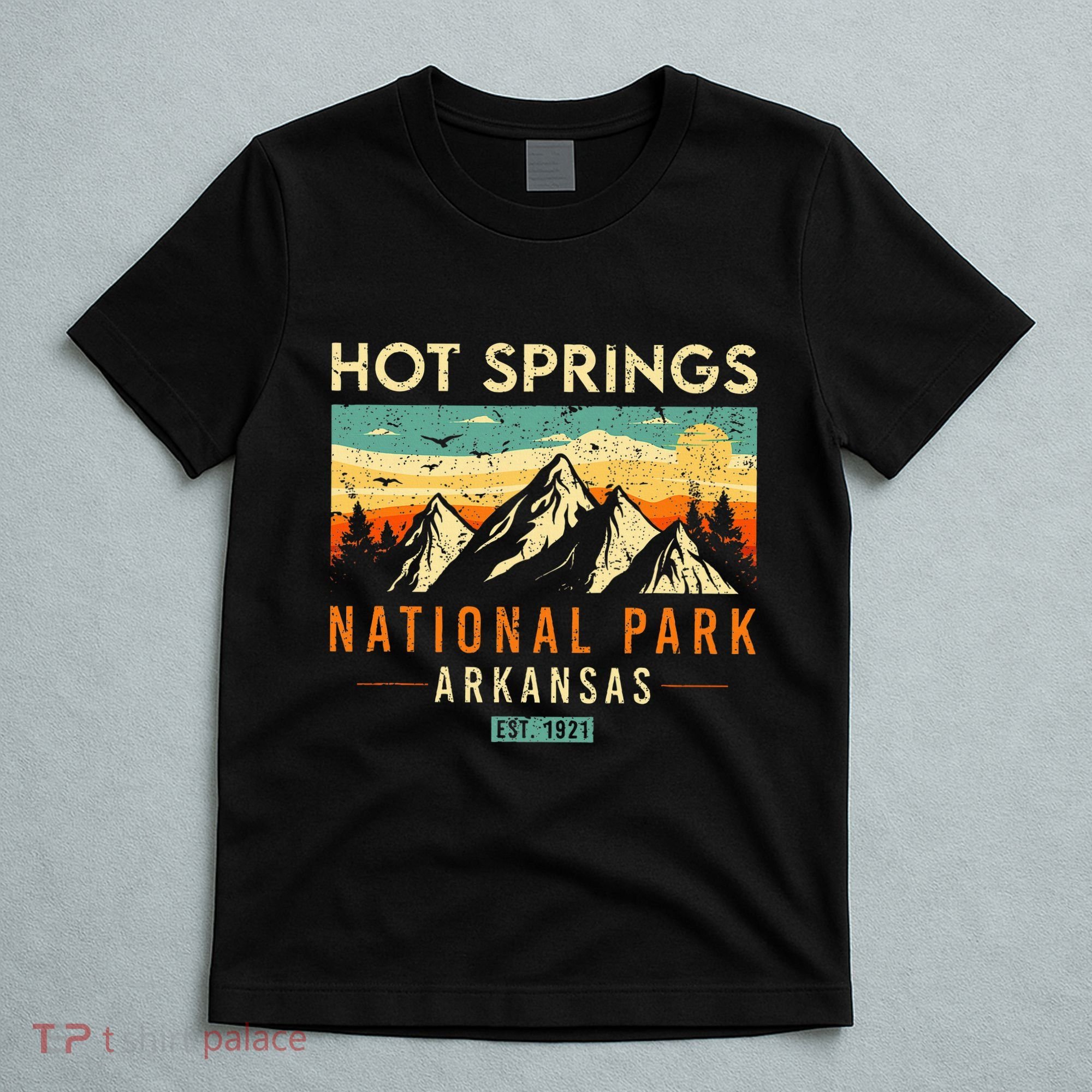 Hot Springs Est. 1921 Retro Arkansas National Park T-Shirt