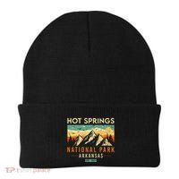 Hot Springs Est. 1921 Retro Arkansas National Park Beanie thumb 0