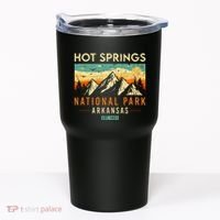 Hot Springs Est. 1921 Retro Arkansas National Park Tumbler thumb 0