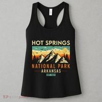 Hot Springs Est. 1921 Retro Arkansas National Park Women's Tank Top thumb 3