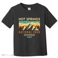 Hot Springs Est. 1921 Retro Arkansas National Park Toddler T-Shirt thumb 0