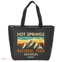 Hot Springs Est. 1921 Retro Arkansas National Park Tote Bag thumb 0