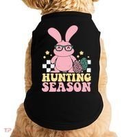 Hunting Season Easter Eggs Bunny Holiday Doggie Tank thumb 0
