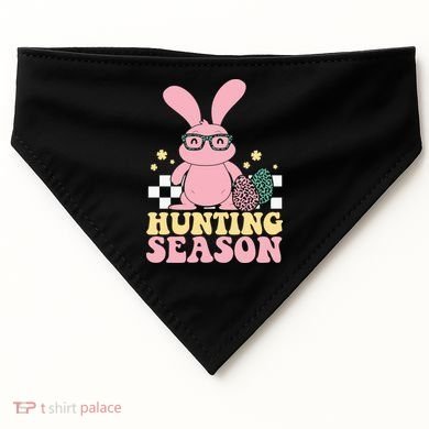 Hunting Season Easter Eggs Bunny Holiday USA-Made Doggie Bandana