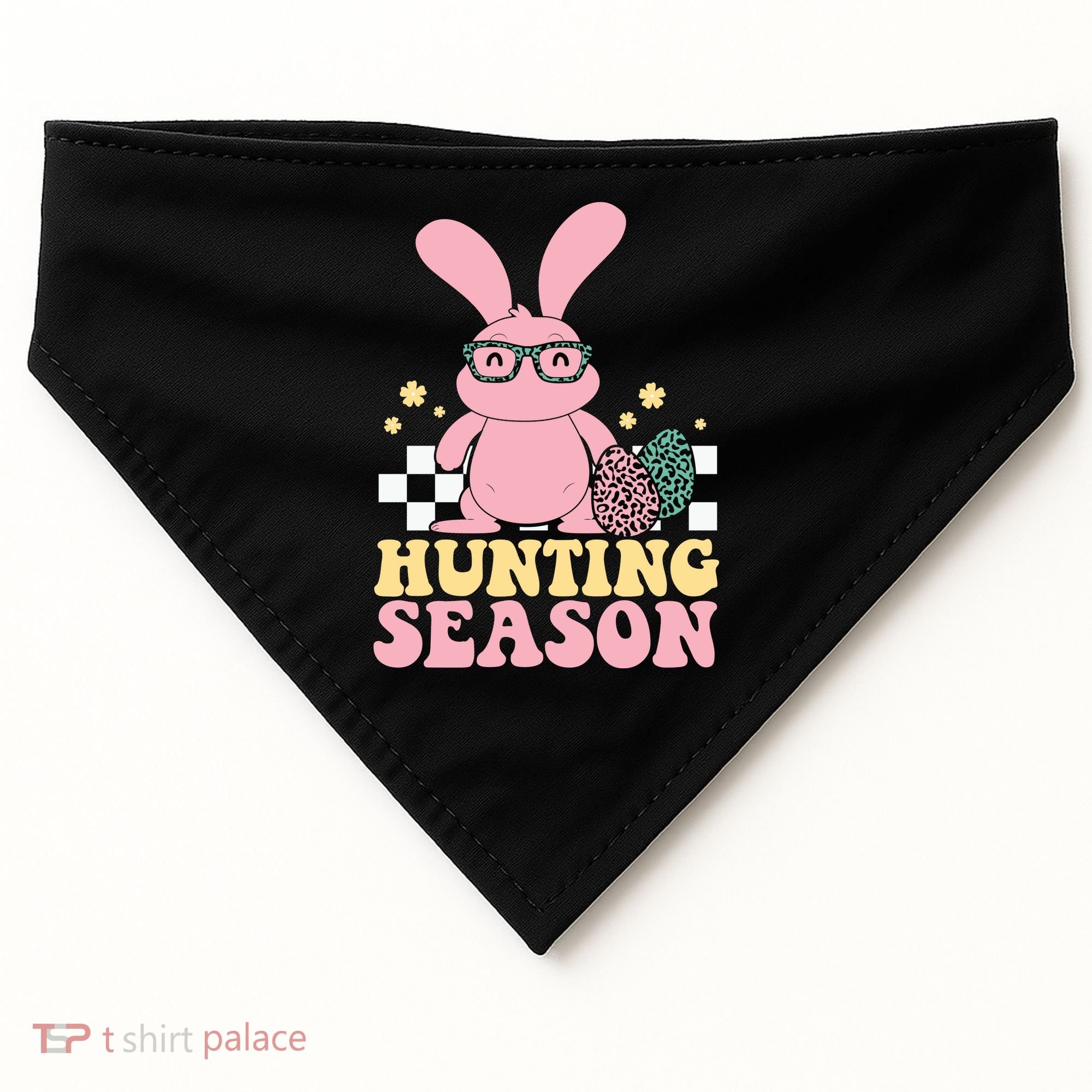 Hunting Season Easter Eggs Bunny Holiday USA-Made Doggie Bandana
