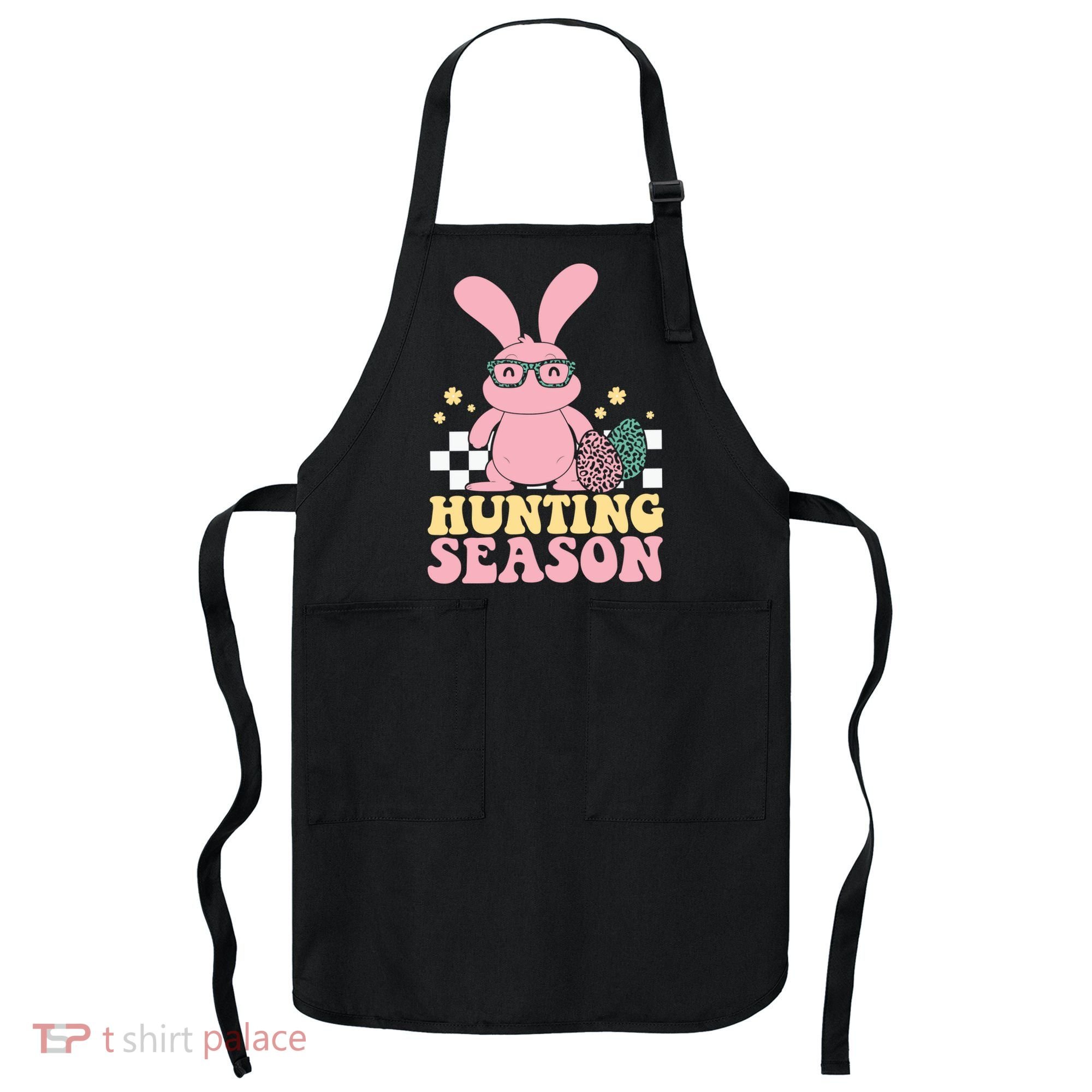 Hunting Season Easter Eggs Bunny Holiday Apron