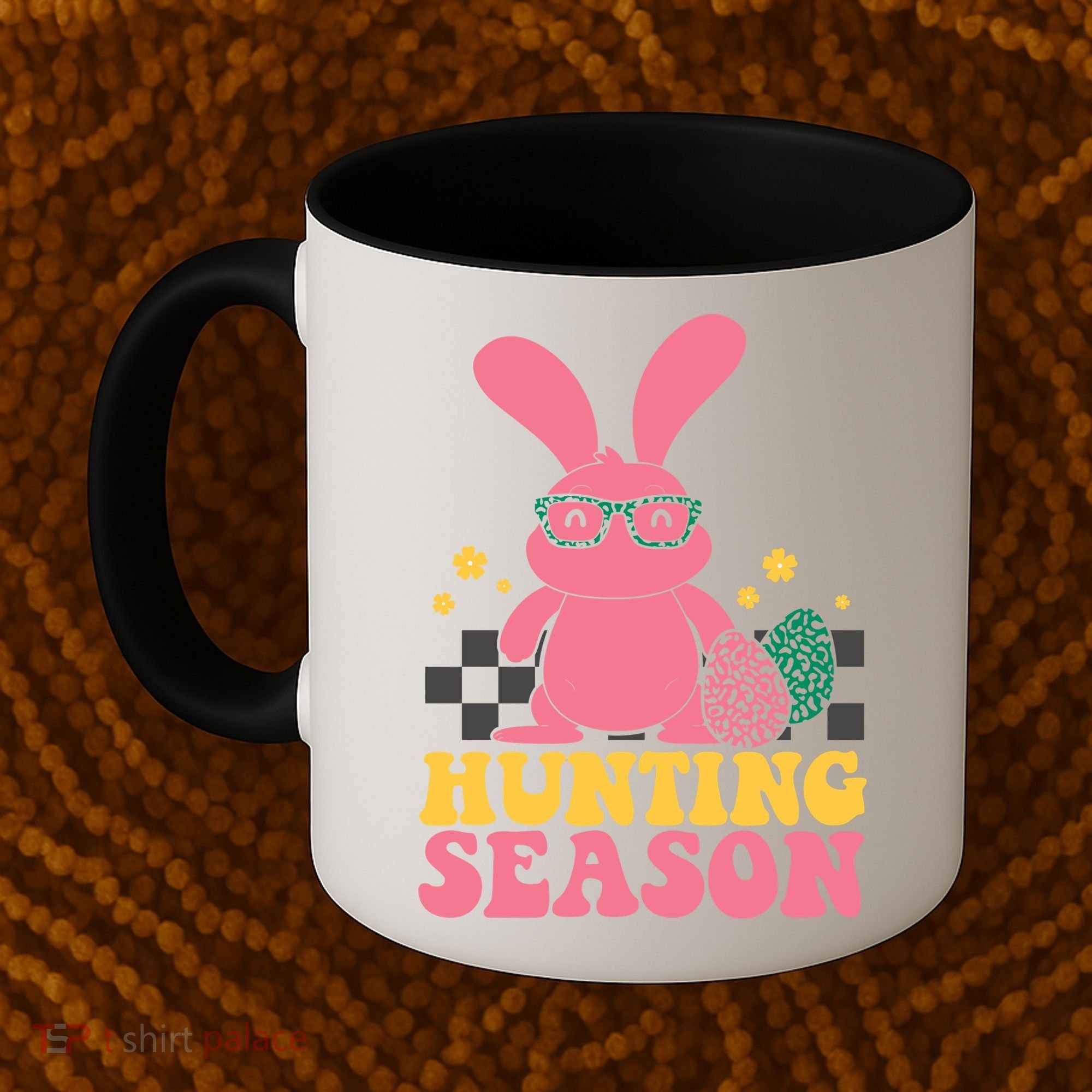 Hunting Season Easter Eggs Bunny Holiday Coffee Mug