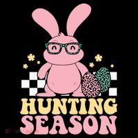 Hunting Season Easter Eggs Bunny Holiday Women's Hoodie thumb 2