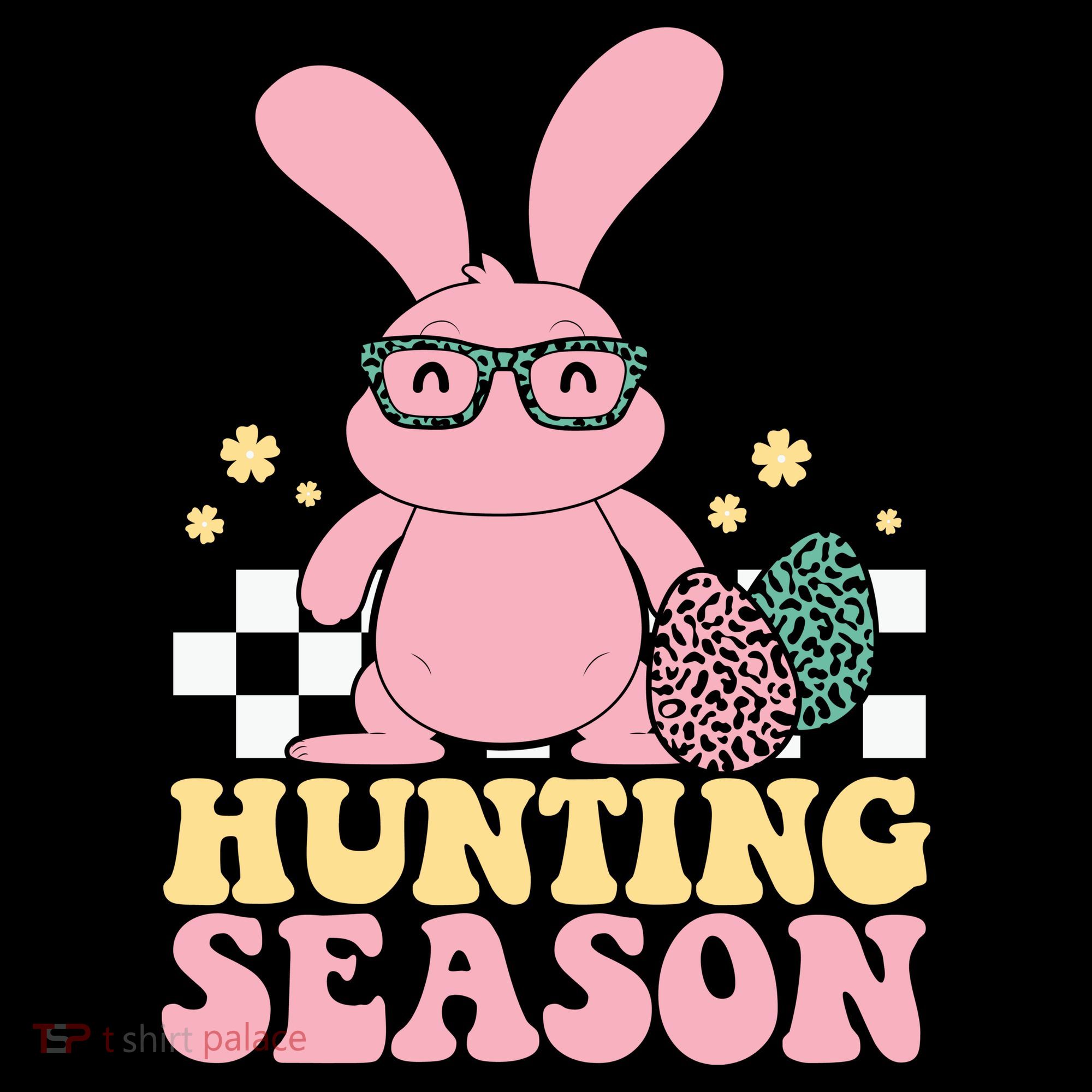 Hunting Season Easter Eggs Bunny Holiday Women's Hoodie