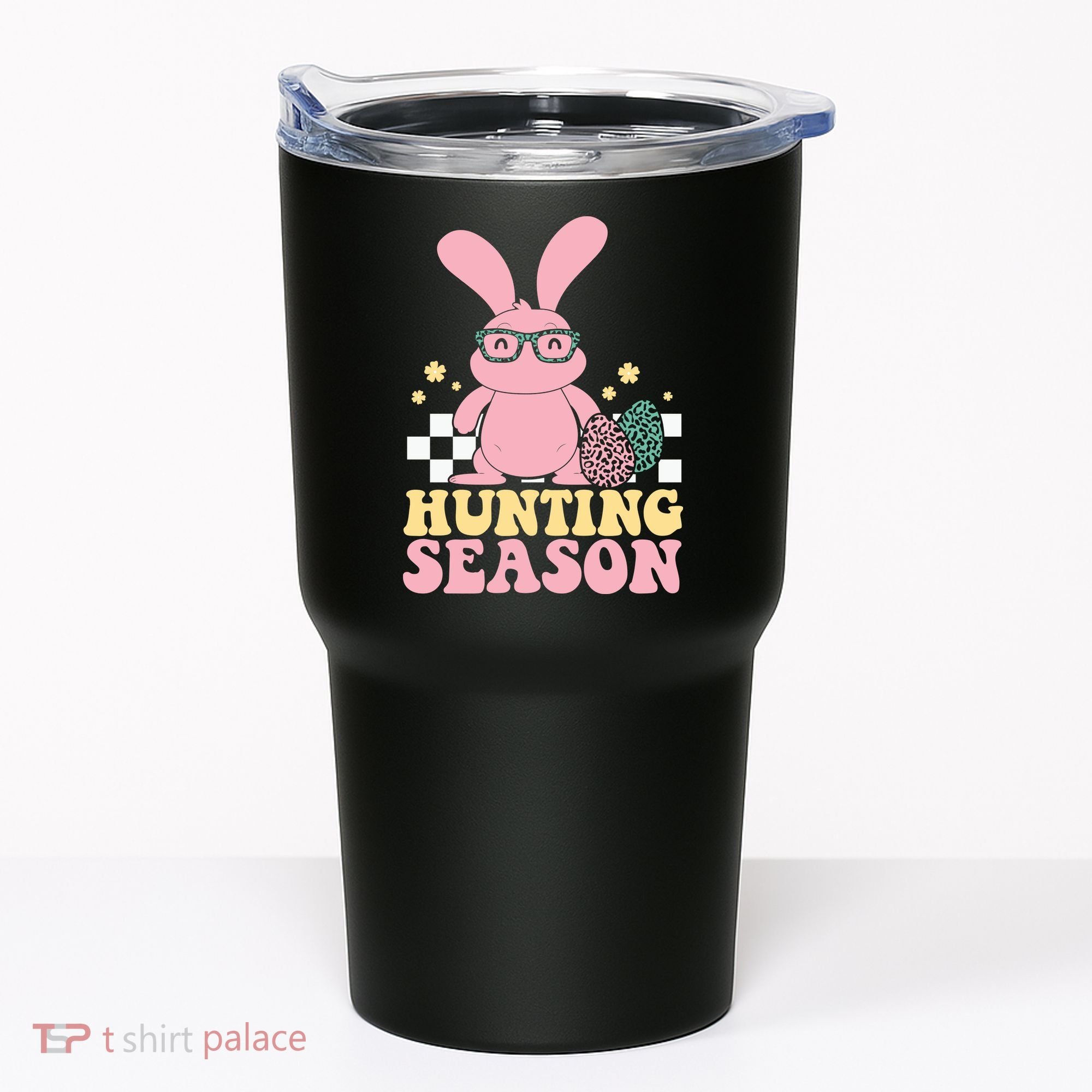 Hunting Season Easter Eggs Bunny Holiday Tumbler