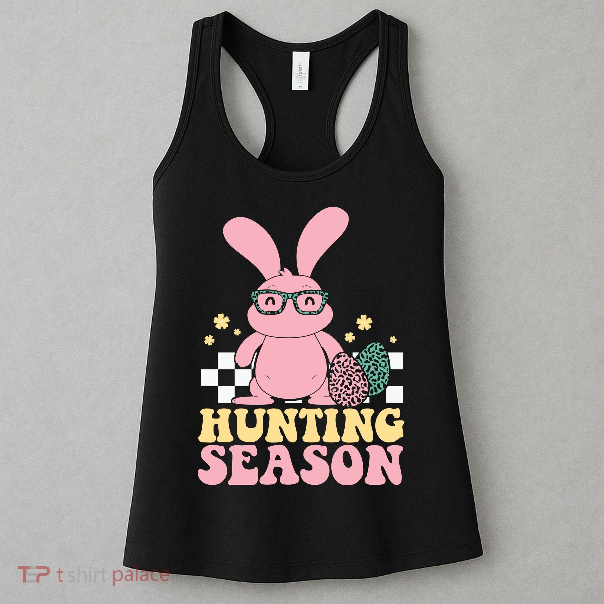 Hunting Season Easter Eggs Bunny Holiday Women's Tank Top