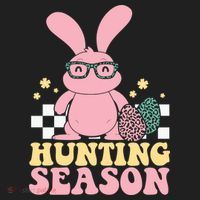 Hunting Season Easter Eggs Bunny Holiday Hat thumb 2