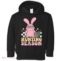 Hunting Season Easter Eggs Bunny Holiday Toddler Hoodie thumb 0